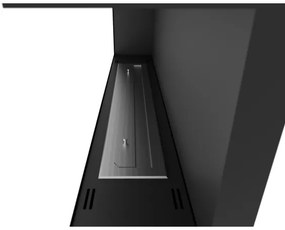 InFire - Rohový BIO krb 45x120 cm 3kW čierna