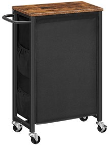 Kôš na bielizeň s kolieskami 40x24x74 cm