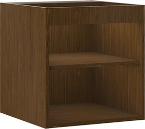 Mexen Box-A, závesná skrinka 45 cm, orech, 91AX1-0450-470-1-86