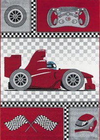 Koberce Breno Kusový koberec KIDS 460 Red, červená, viacfarebná,120 x 170 cm
