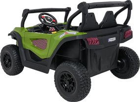 Ramiz Elektrická bugina Gravity pre deti zelená + pohon 4x4 + diaľkové ovládanie