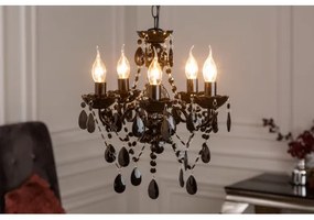 Luster 7228 5-Ramien čierny  - Komfort-nábytok