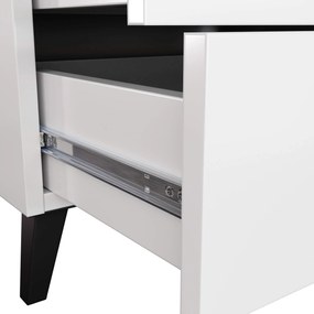 Komoda MOBI K-06 bílá/černá