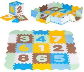Bestent Penové puzzle - náučný koberec 114x87cm Color number
