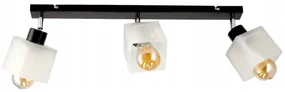 BERGE LED závesná lampa Beam - 3xE27 - CUBE WHITE