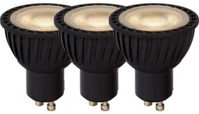 Lucide SADA 3x LED Stmievateľná žiarovka MR16 GU10/5W/230V 3000K - Lucide 49006/15/30 LC3778