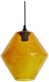 CLX Závesné moderné osvetlenie OMERO, 1xE27, 60W, oranžové