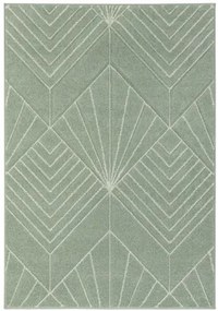 Koberce Breno Kusový koberec PORTLAND 58/RT4G, zelená, viacfarebná,200 x 285 cm