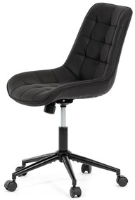 Autronic BONTEC Pracovná stolička, výškovo nastaviteľná, čierna látka, KA-V3120 BK3 Farba: Čierna