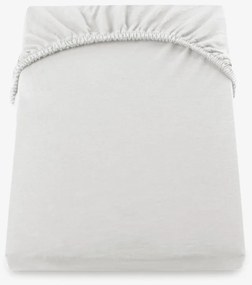 Bavlnené jersey prestieradlo Amber biela Decoking Rozměr prostěradlo DecoKing: 80-90x200 cm 30cm