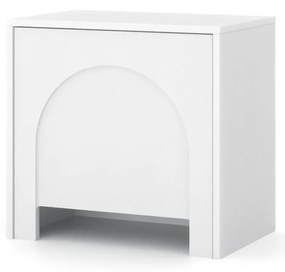 Noční stolek Arco 50 cm bílá