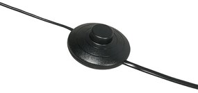 Inteligentná moderná oblúková stojaca lampa čierna vrátane WiFi G95 - Vinossa