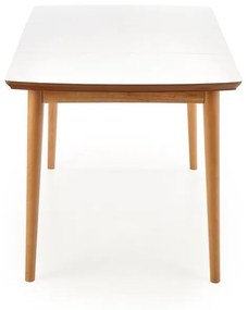 Rozkladací jedálenský stôl NARPES v dekore dub lefkas 90(190)x80x75 cm