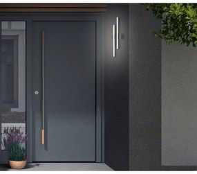 Telefunken - LED Vonkajšie nástenné svietidlo 2xLED/4W/230V IP44 čierna