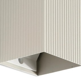 FARO 40536 - Nástenné svietidlo SOLE 1xGU10/8W/230V šedá vrúbkovaná hranatý