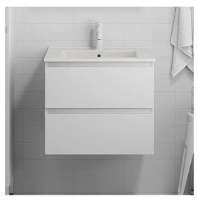 Kúpeľňová skrinka s umývadlom KENWOOD 61 cm, dub