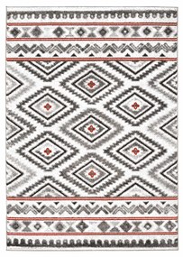 Dekorstudio Moderný koberec MODA SOFT sivo červený 1129 Rozmer koberca: 120x160cm