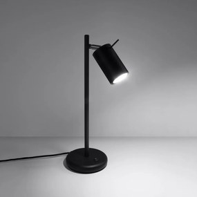 Čierna kovová stolová lampa (výška 43 cm) Etna – Sollux
