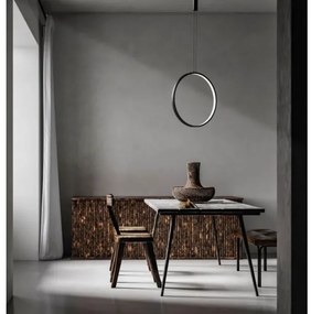 Azzardo AZ5255 - LED Stmievateľný luster na lanku MASSIMA LED/35W/230V čierna