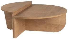 SADA 2x Konferenčný stolík ORION dub