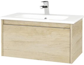 Kúpeľňová skrinka s umývadlom Dřevojas Bono 74x39 cm Nebraska umývadlo Euphoria 203542