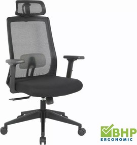 SI Q-058 otočná stolička čierna