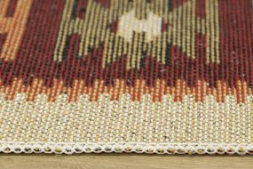 Obojstranný koberec / behúň Kilim bordový 2