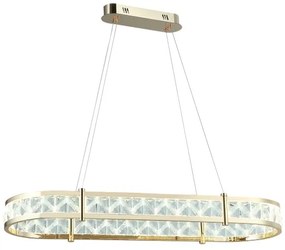 LED stmievateľný závesný luster na lanku ENRIQUE LED/50W/230V 3000-6000K + diaľkové ovládanie