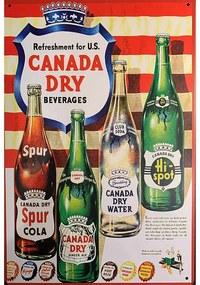 Ceduľa Canada Dry