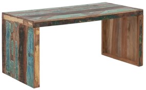 furniture-nabytek.cz - Masívny písací stôl Hankey z recyklovaného dreva, lakovaný, viacfarebný – 160×70×75 cm