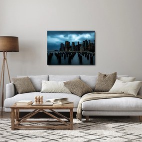 Obraz - Pohľad na mrakodrapy New Yorku (70x50 cm)