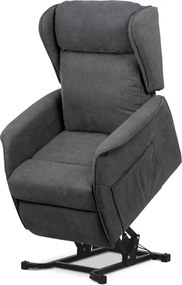 Polohovacie kreslo sivé, elektrické TV-1190 GREY2