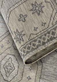 Villeroy & Boch, Kusový koberec Villeroy & Boch 106079 Brown – na von aj na doma, 155x230, hnedá, chodba / predsieň