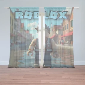 Sablio Záclony ROBLOX Mesto: 2ks 150x250cm