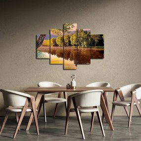 Obraz - Za riekou (150x105 cm)