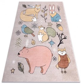 Dywany Łuszczów Detský kusový koberec Fun Forester beige - 280x370 cm