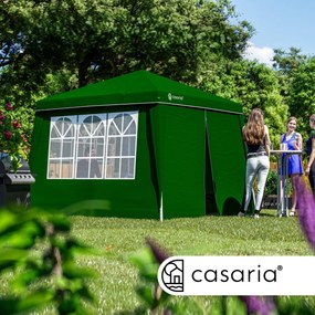 InternetovaZahrada Záhradný altánok Capri 3x3 m - 4 bočné steny - zelená