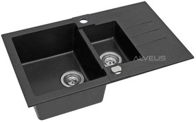 ALVEUS CZ ROCK 70 G- 91 černá (780x480mm)+ pop- up sifon F