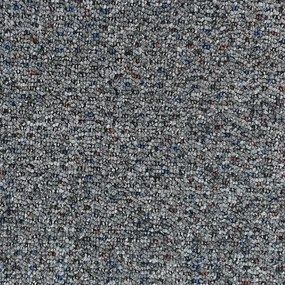 AKCIA: 580x400 cm Koberec metráž New Techno 3525 šedé, šíře, šedá, ab (mriežka), chodba / predsieň