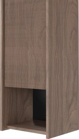 Závěsná koupelnová skříňka Pezzo 34 cm ořech