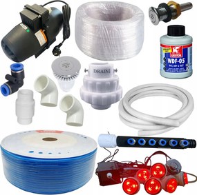 Aeromasážny set vzduchovej masáže Jacuzi Bali 1000W 30 Tryska vrátane 6LED