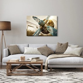 Obraz - Vrtuľa starého lietadla (90x60 cm)