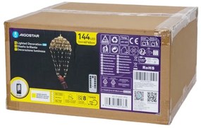 Aigostar - LED vonkajšia vianočná dekorácia LED/3xAA IP44 Santa Claus