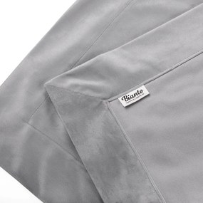 Biante Zamatový prehoz na posteľ Velvet Prémium SVP-039 Sivý Na mieru