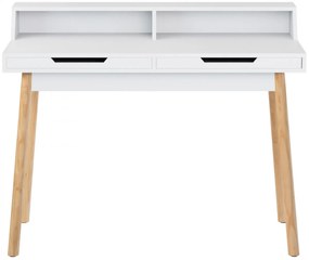 Písací stôl Eaton 110 - v85 x 110 x 60 cm - Biela