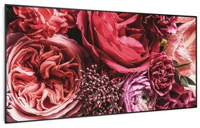 Klarstein Wonderwall Air Art Smart, infračervený ohrievač, 120 x 60 cm, 700 W, kvet