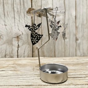 anjelské zvonenie svietnik na čajovú sviečku 9×12×9cm