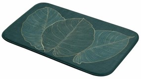 Tmavozelená kúpeľňová predložka 45x75 cm Jade – douceur d'intérieur