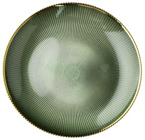 Mělký talíř GREENIE 31 cm zelený
