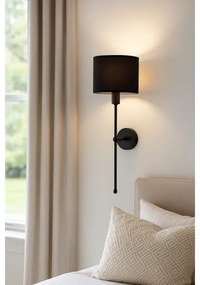 Nástenné svietidlo MADELA 1xE14/40W/230V čierne